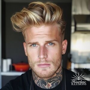 👑 Elite Virgin Blonde Hair System: Model's Secret Weapon